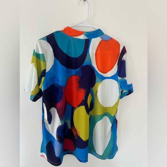 Women’s NWT Ali Miles Short sleeved Shirt Size Large - Picture 8 of 9